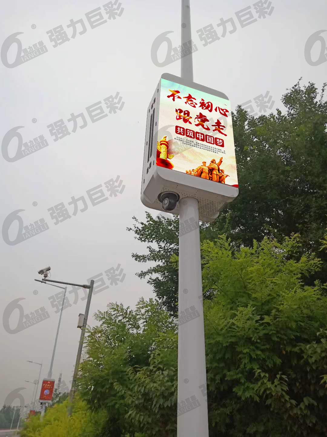 湖北中心生態(tài)城燈桿屏Q5 15套